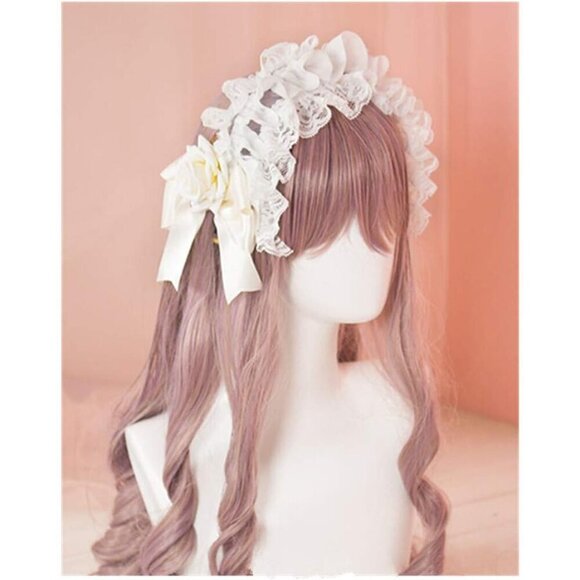 Lace Headband Woman Vintage Cosplay Hair Accessory for Party and Halloween main image 3